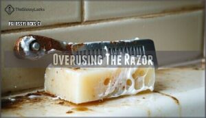 overusing the razor