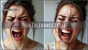 pain tolerance level