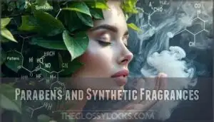 parabens and synthetic fragrances