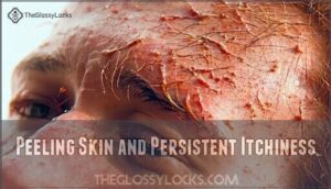 peeling skin and persistent itchiness