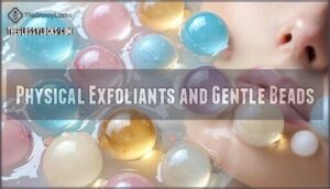 physical exfoliants and gentle beads