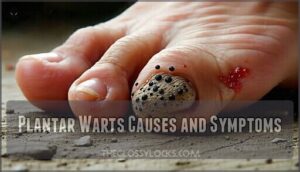 plantar warts causes and symptoms