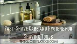 post-shave care and hygiene for shaving tools