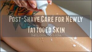 post-shave care for newly tattooed skin