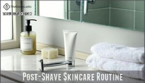 post-shave skincare routine