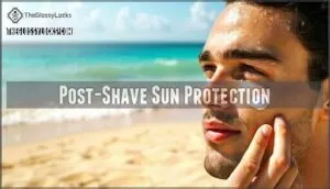 post-shave sun protection
