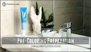 pre-coloring preparation