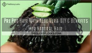 pre poo hair with aloe vera