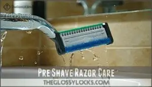 pre shave razor care