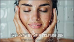 pre-shaving skin preparation