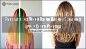 precautions when using baking soda and apple cider vinegar precautions when using baking soda and apple cider vinegar