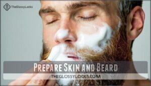 prepare skin and beard