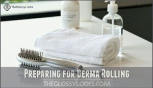 preparing for derma rolling preparing for derma rolling