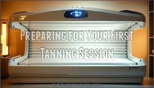 preparing for your first tanning session