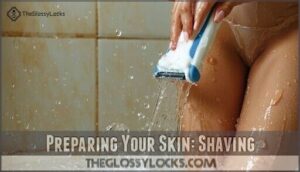 preparing your skin: shaving