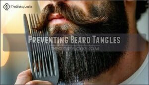 preventing beard tangles