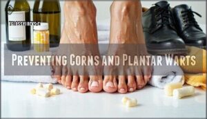 preventing corns and plantar warts