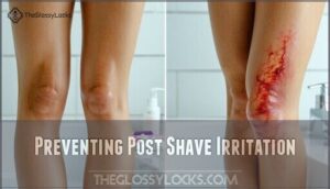 preventing post shave irritation
