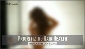 prioritizing hair health