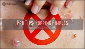 pro tips: popping pimples