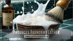 produces abundant lather