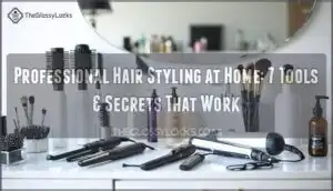 professional hair styling at home