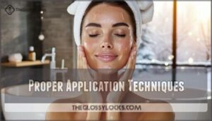 proper application techniques