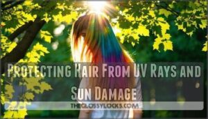 protecting hair from uv rays and sun damage