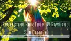 protecting hair from uv rays and sun damage