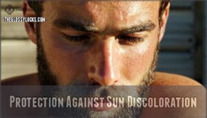 protection against sun discoloration