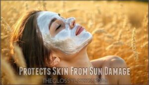 protects skin from sun damage