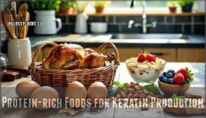 protein-rich foods for keratin production