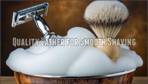 quality lather for smooth shaving