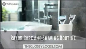 razor care and shaving routine