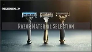 razor material selection razor material selection