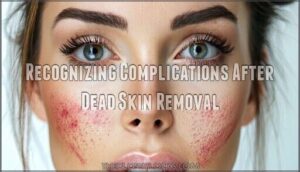 recognizing complications after dead skin removal