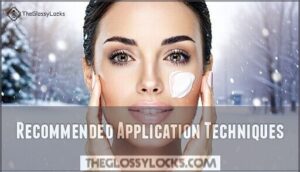 recommended application techniques