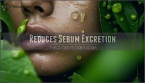 reduces sebum excretion