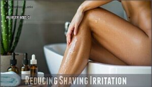reducing shaving irritation