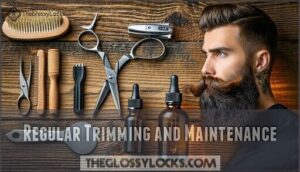 regular trimming and maintenance