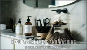 regular trimming and washing