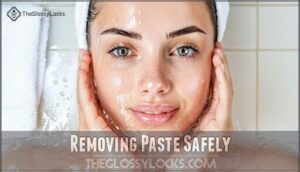 removing paste safely