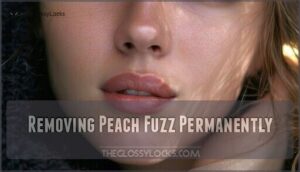 removing peach fuzz permanently