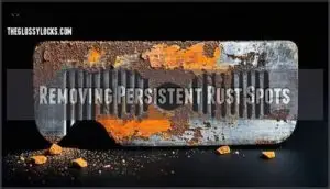 removing persistent rust spots