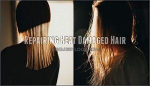 repairing heat damaged hair