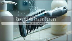 replacing razor blades
