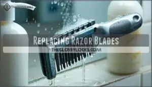 replacing razor blades