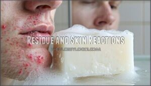 residue and skin reactions