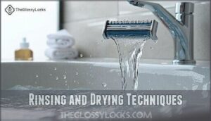 rinsing and drying techniques
