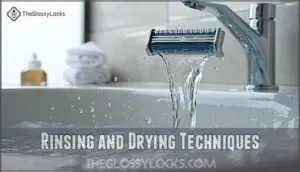 rinsing and drying techniques